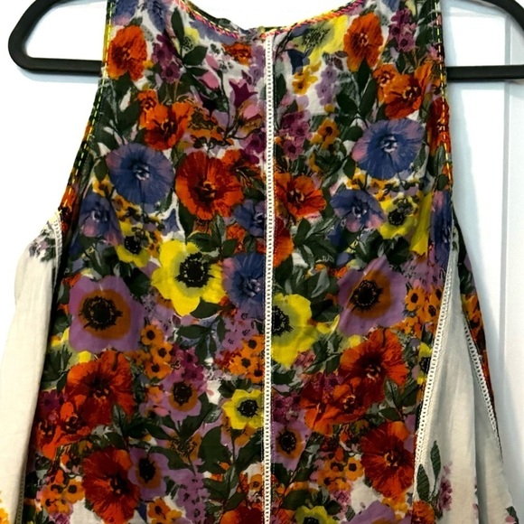 Raga Boho Floral Tassel Tank top - Picture 6 of 7